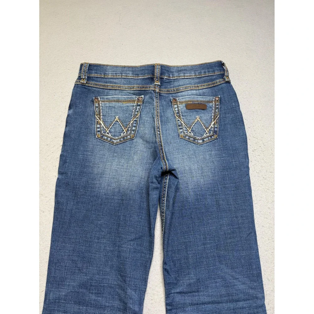 Wrangler Bootcut Jeans Kids Size 14 Blue 1009MWGMS Stretch Western Denim